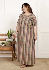 Green Floral Plus Size Nightgown β Comfortable Sleepwear for Women