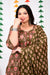 Plus Size Green Cotton Printed Kurta Pant Set with Dupatta-200015
