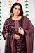 Plus Size Purple Cotton Printed Kurta Pant Set with Dupatta-200016
