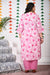 Plus Size Pink Cotton Printed Kurta Pant Set with Dupatta-200019