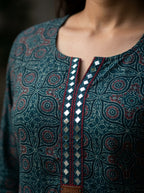 Printed Straight Short Kurti Top for Women