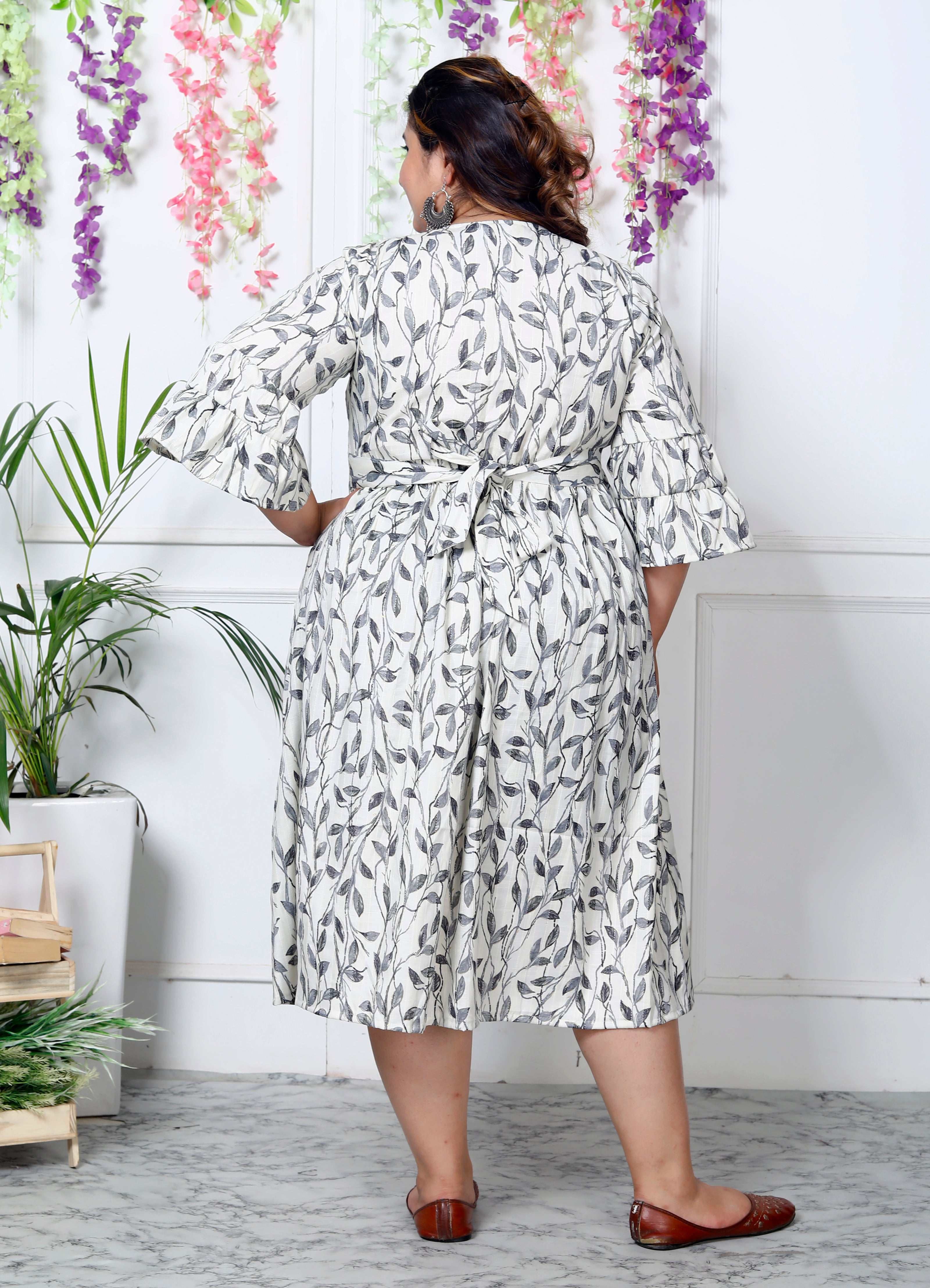 Plus Size White Cotton 