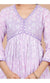 Purple Cotton Printed Kurta Pant Set with Dupatta-1001
